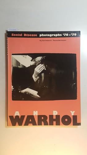 Bild des Verkufers fr Andy Warhol. Social Disease. Photographs 76-79 , 26.8.'92 - 11.10.'92, Wrttembergischer Kunstverein Stuttgart . zum Verkauf von Gebrauchtbcherlogistik  H.J. Lauterbach