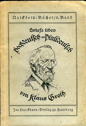 Bild des Verkufers fr Briefe ber Hochdeutsch und Plattdeutsch zum Verkauf von Bcher & Meehr