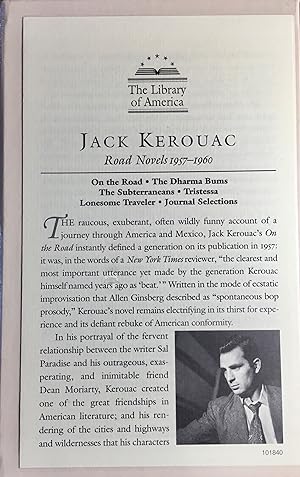 JACK KEROUAC : ROAD NOVELS 1957 - 1960 (Limited Edition L.O.A. 1st. in Slipcase)