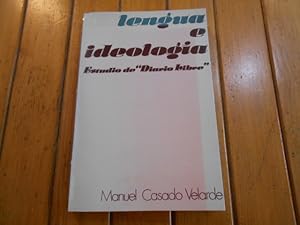 Image du vendeur pour Lengua e ideologa. Estudio de Diario Libre. mis en vente par Librera Camino Bulnes