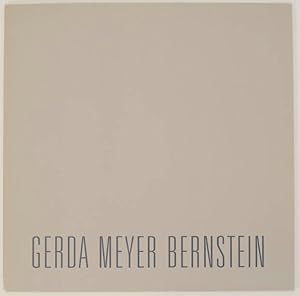 Imagen del vendedor de Gerda Meyer Bernstein: Bearing Witness a la venta por Jeff Hirsch Books, ABAA