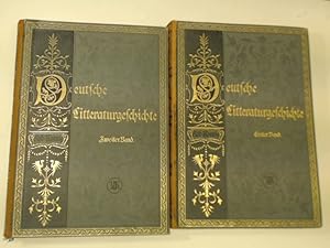 2x Deutsche Literaturgeschichte (Prachtausgabe mit Band 1 und 2, so komplett),