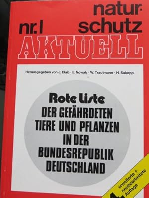 Rote Liste der gefährdeten Tierarten und Pflanzen in der Bundesrepublik Deutschland