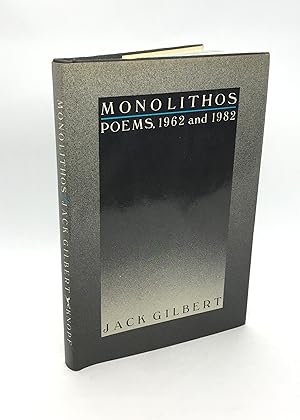 Monolithos: Poems, 1962 and 1982 (First Edition)