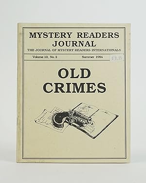 Mystery Readers Journal. The Journal of Mystery Readers International. Volume 10, No. 2. Summer 1...