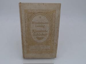 Seller image for Klassische Schnheit. Ausgewhlt und eingeleitet von Alexander von Gleichen-Russwurm. [Erzieher zur deutschen Bildung. Siebenter Band] for sale by Antiquariat Kelifer