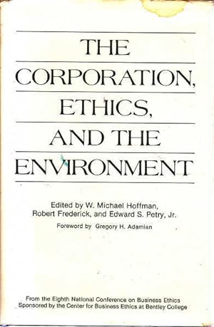 Image du vendeur pour The Corporation, Ethics, and the Environment mis en vente par Goulds Book Arcade, Sydney