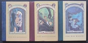 A Series of Unfortunate Events; The First, Second and Third Books. A Bad Beginning, The Reptile R...