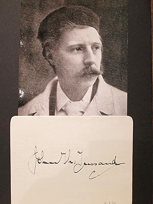 Original Autograph John Theodore Tussaud (1858-1943) sculptor // Autogramm signiert signed signee