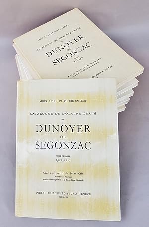 Catalogue de l'oeuvre gravé de Dunoyer de Segonzac. Complet