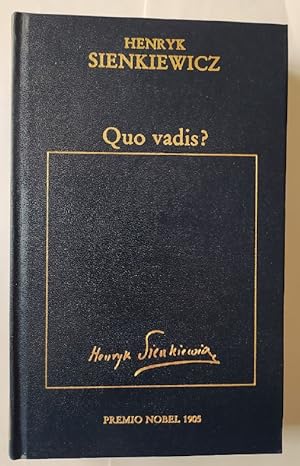 Imagen del vendedor de Quo vadis? a la venta por La Leona LibreRa