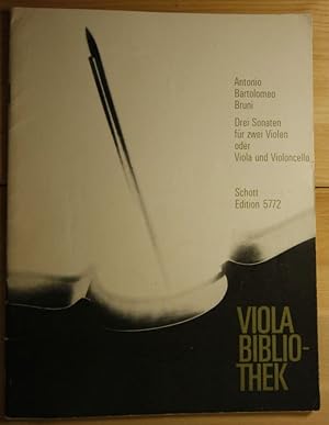 Drei Sonaten für zwei Violen oder Viola und Violoncello. op. 27.