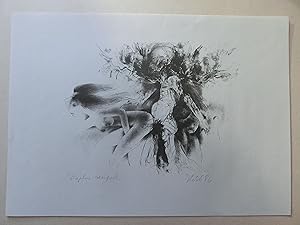 "Daphne reziproke" Lithographie