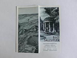 BAD SALZUFLEN. Kohlensäurereiches Therma-Solbad und Inhalatorium. Herz, Rheuma, Nerven, Luftwege,...