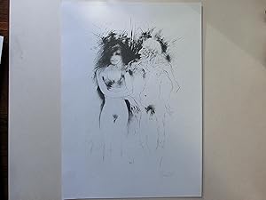 Seller image for Paar". Lithographie for sale by Magdeburger Antiquariat