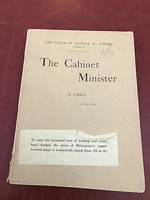 Seller image for The Cabinet Minister: A Face In Four Acts for sale by Cream Petal Goods