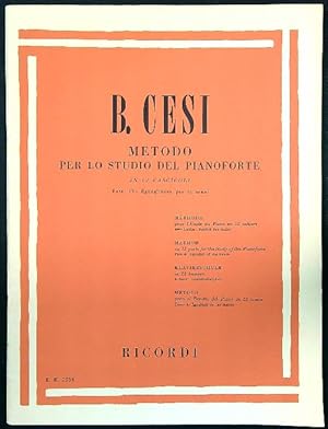 Cesi. Metodo per lo studio del pianoforte (Fasc. IV)