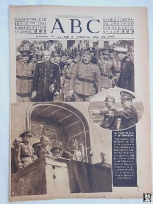 ABC Diario Ilustrado. 19 de junio 1941. Segunda Guerra Mundial