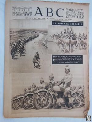 ABC Diario Ilustrado. 11 de junio 1941. Segunda Guerra Mundial