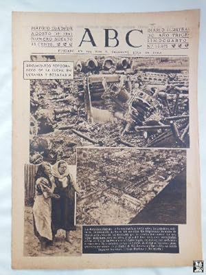 ABC Diario Ilustrado, 20 de agosto 1941. Segunda Guerra Mundial