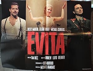 Seller image for Evita (souvenir brochure with large poster) for sale by DR Fine Arts