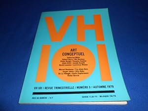 VH 101. ART CONCEPTUEL. N° 3 / Automne 1970