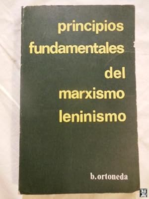 Immagine del venditore per PRINCIPIOS FUNDAMENTALES DEL MARXISMO LENINISMO venduto da Librera Maestro Gozalbo