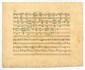 Image du vendeur pour Autograph musical manuscript of two short works for piano: "All[egre]tto" (24 bars, in contrasting A major and A minor sections), and "Mazur" (14 bars in D minor), signed ("Ch") twice at the end of each piece. mis en vente par Antiquariat INLIBRIS Gilhofer Nfg. GmbH