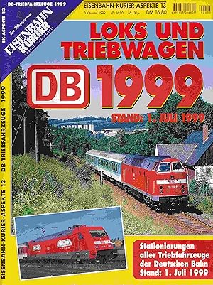 Imagen del vendedor de EISENBAHN-KURIER-ASPEKTE 13 : DB Loks und Triebwagen 1999. a la venta por Antiquariat Bernhardt