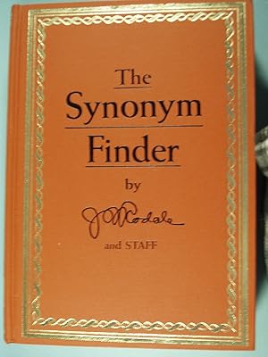 Imagen del vendedor de The Synonym Finder a la venta por PB&J Book Shop