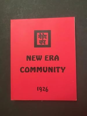 Bild des Verkufers fr New Era Community~1926 zum Verkauf von BookEnds Bookstore & Curiosities