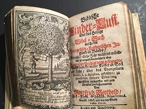 Seller image for Sammelband von 3 Schriften: (D. Justi Gesenii). Katechismus-Fragen - Gottfried Berthold. Biblische Kinder-Lust - Jakob Philipp Spener. Das ntige und ntzliche Lesen der Heiligen Schrifft. for sale by Antiquariat Cassel & Lampe Gbr - Metropolis Books Berlin