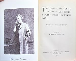 Bild des Verkufers fr Henrik Ibsen Prose Dramas. Authorized English Edition Complete in Five Volumes. See Description for Titles.1. League of Youth. 2. The Pillars of Society. 3. A Doll's House. 4. Ghosts. 5. An enemy of the People. 6. The Wild Duck. 7. Lady Inger of Ostrat. 8. The Vikings at Helgeland. 9. The Pretenders. 10. Emperor and Galilean. 11. A World-Historice Drama. 12. Rosmersholm. 13. The Lady from the Sea. 14. Hedda Gable zum Verkauf von Ken Jackson