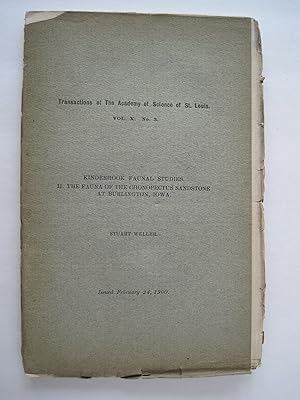 Transactions of the Academy of Science of St. Louis, Kinderhook Faunal Studies II : The Fauna of ...