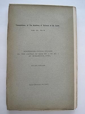 Transactions of the Academy of Science of St. Louis, Kinderhook Faunal Studies III : The Faunas o...