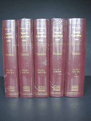 Bild des Verkufers fr Bibliography of South Carolina, 1563-1950 [6 volumes, bound in 5, complete; new, in publisher's shrinkwrap] zum Verkauf von About Books