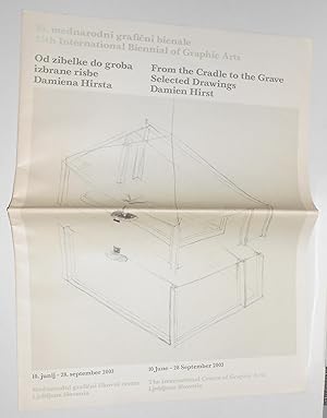 Bild des Verkufers fr Damien Hirst - From The Cradle to The Grave - Selected Drawings (25th Biennial of Graphic Arts, Ljubljana 10th June -28 September 2003) zum Verkauf von David Bunnett Books