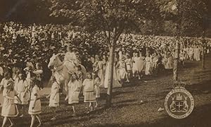 Nottingham Patriotic Fair Roman 1917 WW1 War Real Photo Postcard