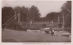 Deserted Pram At Wardown Suspension Bridge WW1 Luton Postcard