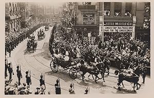 Royal Visit To Nottingham 1914 WW1 Window Cleaners Postcard