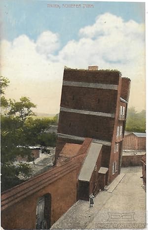 AK Thorn. Schiefer Turm. ca. 1913