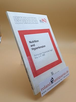 Bild des Verkufers fr Nutrition and Hypertension zum Verkauf von Roland Antiquariat UG haftungsbeschrnkt