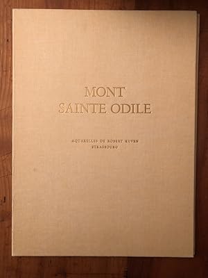 Image du vendeur pour Mont Sainte Odile Aquarelles de Robert Kuven mis en vente par Librairie des Possibles