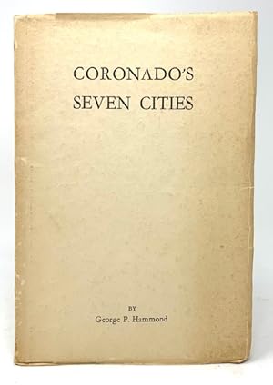 Imagen del vendedor de Coronado's Seven Cities a la venta por Catron Grant Books