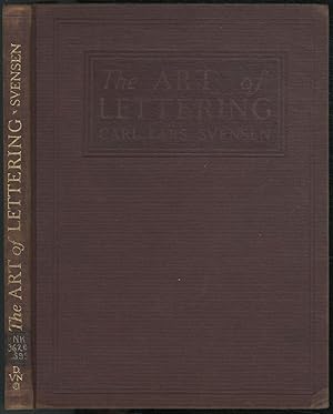 Image du vendeur pour The Art of Lettering mis en vente par Between the Covers-Rare Books, Inc. ABAA