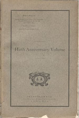 Hirth Anniversary Volume.