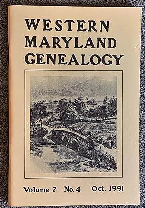 Western Maryland Genealogy: Volume 7, No.4: October, 1991