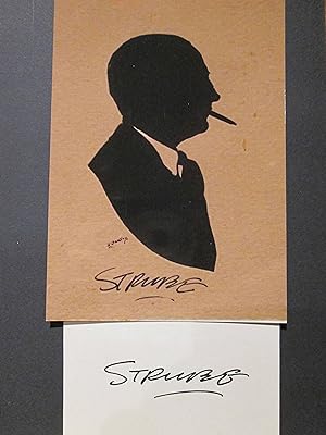 Original Autograph Sidney Strube (1891-1956) british cartoonist // Autogramm signiert signed signee