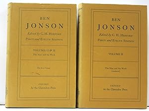 Bild des Verkufers fr Ben Jonson. Volume I & II. The Man and his Work. zum Verkauf von Ogawa Tosho,Ltd. ABAJ, ILAB