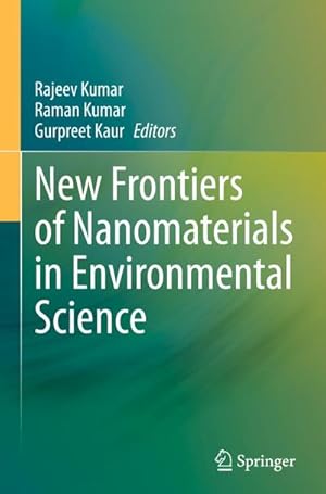 Bild des Verkufers fr New Frontiers of Nanomaterials in Environmental Science zum Verkauf von AHA-BUCH GmbH